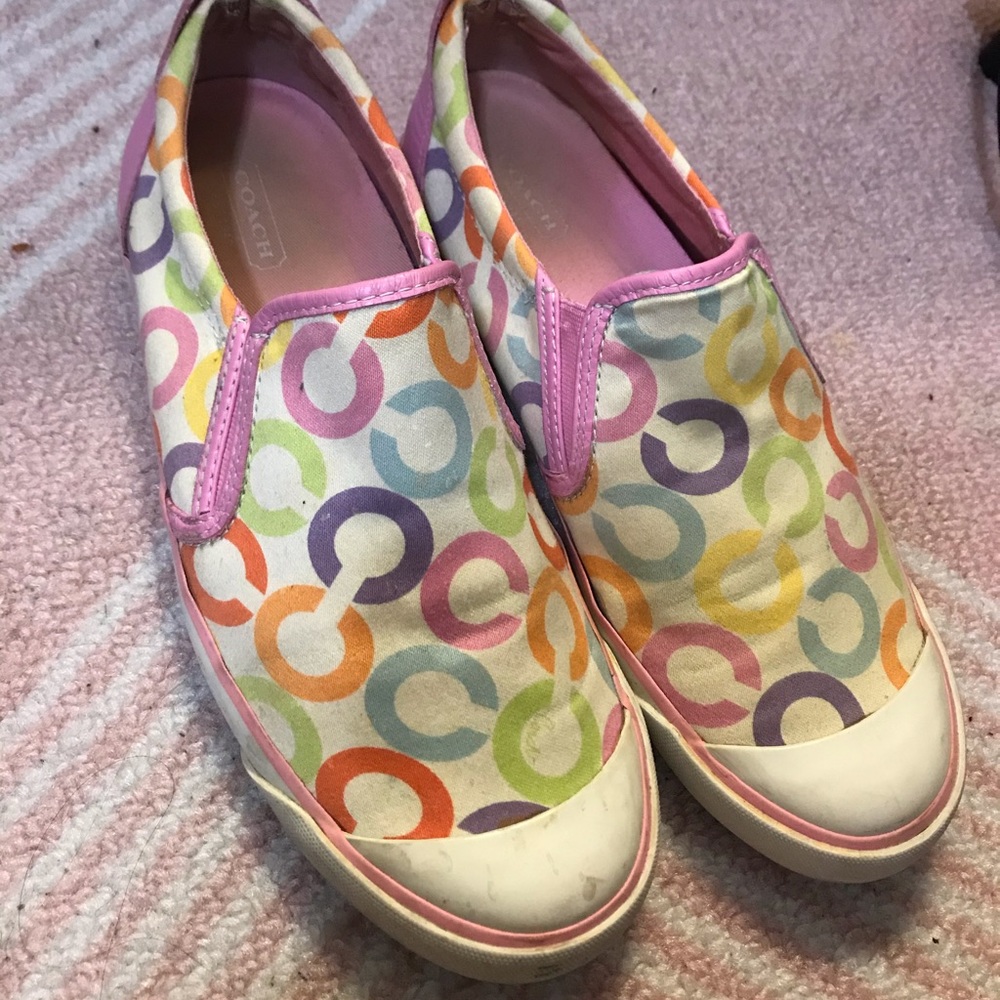 Coach slip ons